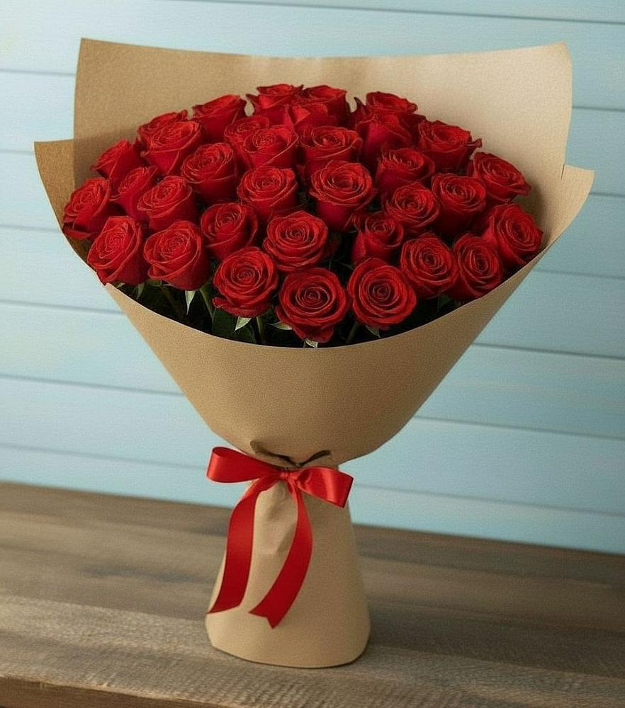 Букет Красные розы Милано в Григорьевское
