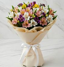 Букет цветов из:  Альстромерии в Григорьевское