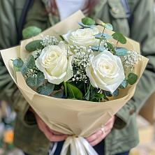 Букет Нежные грёзы в Григорьевское Букет цветов из: Розы в Григорьевское