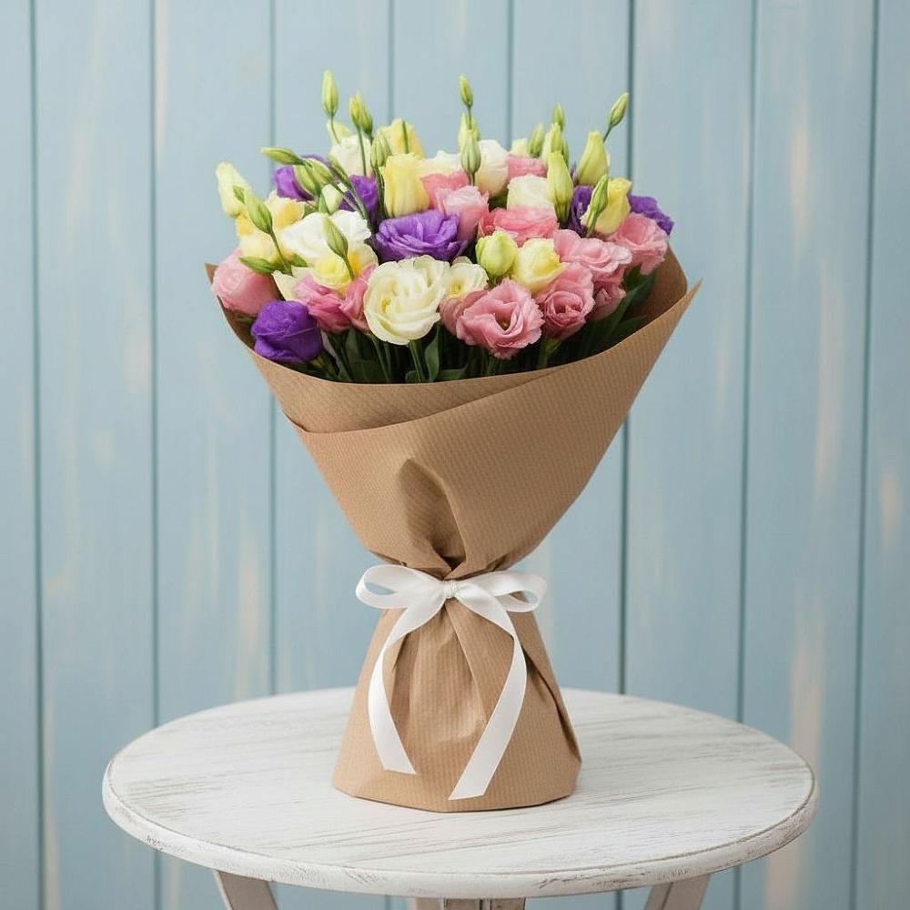 Букет цветов из: Лизиантусы в Григорьевское