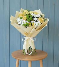 Букет цветов из:  Хризантемы и Розы #REPLACE_PRED# Григорьевское