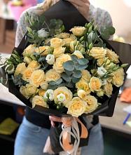 Букет цветов из:  Розы и Лизиантусы #REPLACE_PRED# Григорьевское