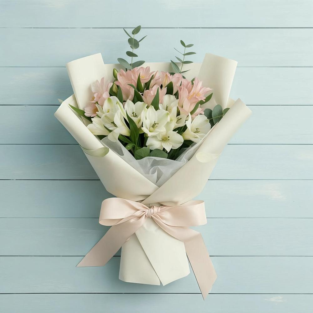 Букет цветов из: Альстромерии в Григорьевское