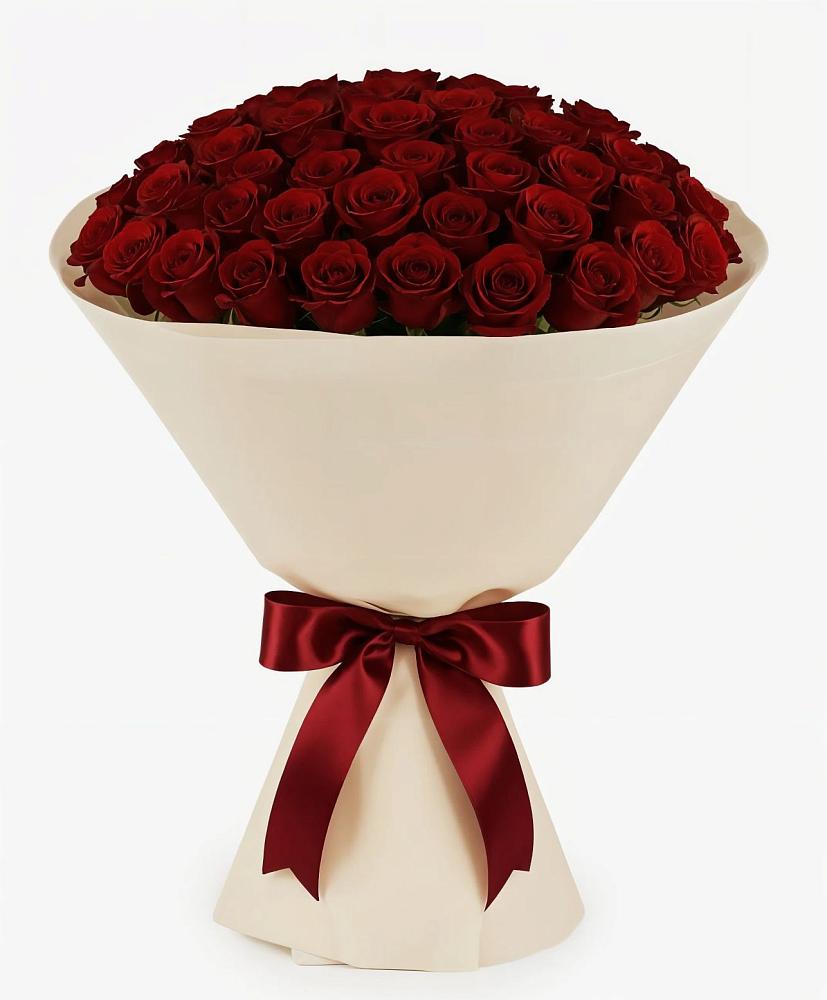 Букет 101 Бордовая роза Блэк Бакарра в Григорьевское