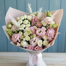Букет цветов из:  Альстромерии и Розы в Григорьевское