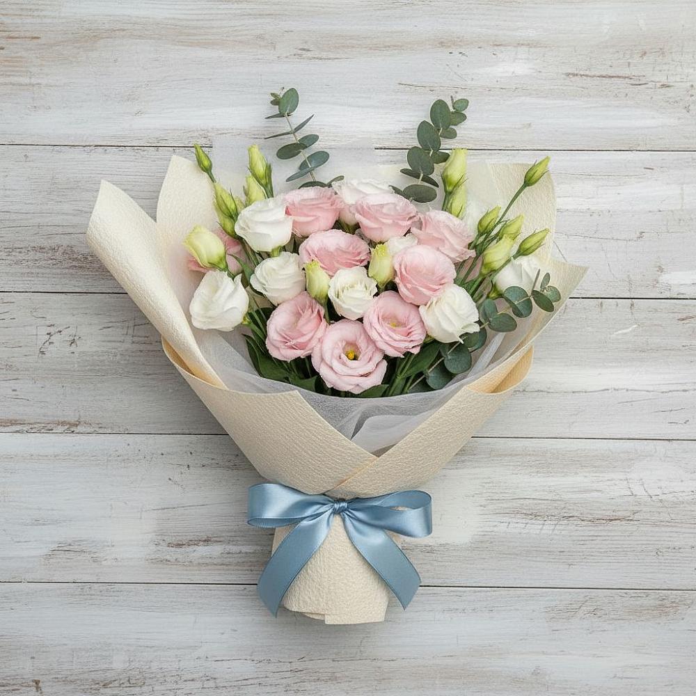 Букет цветов из: Лизиантусы в Григорьевское